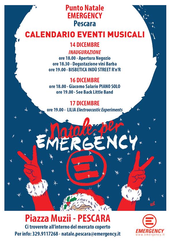 Natale per emergency Pescara - programma
