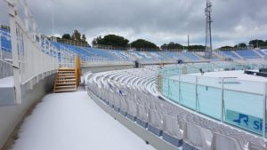stadio pescara, neve