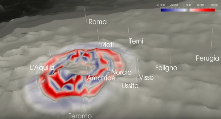 La scossa da 5,5 “letta” da un video dell’Ingv: ecco come si propagano le onde sismiche /VIDEO