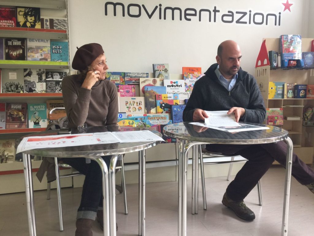 Augusto De Sanctis e Loredana De Paola in conferenza stampa