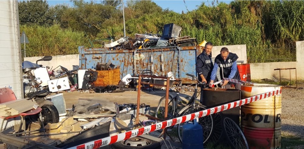 Montesilvano, sequestrata discarica abusiva. Denunciato uomo di 73 anni